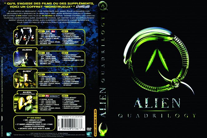 Alien, el octavo pasajero - Carátulas