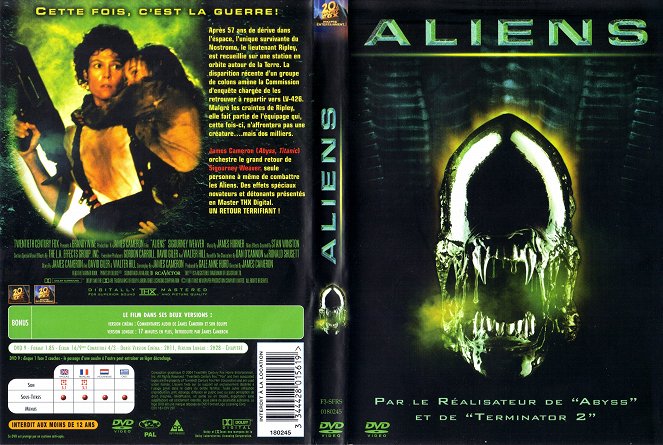 Aliens - O Recontro Final - Capas