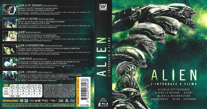 Aliens: El regreso - Carátulas