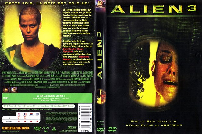 Alien 3 - A Desforra - Capas