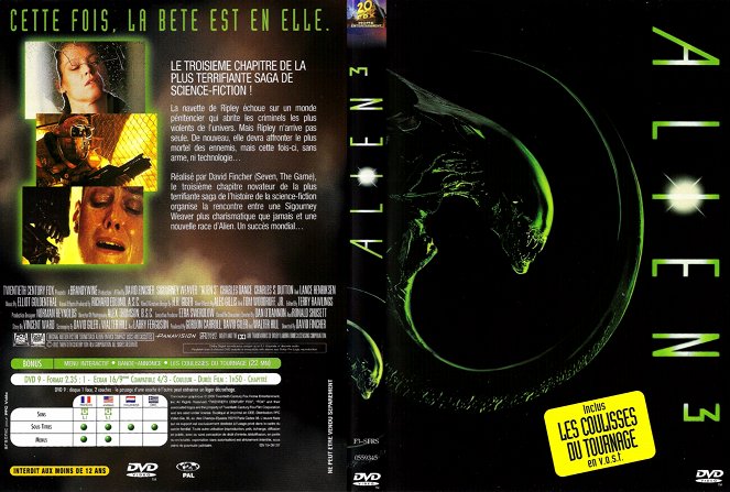 Alien 3 - Couvertures