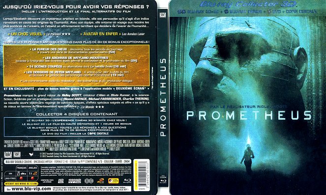 Prometheus - Couvertures