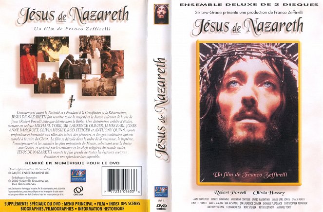 Jesús de Nazaret - Carátulas - Robert Powell