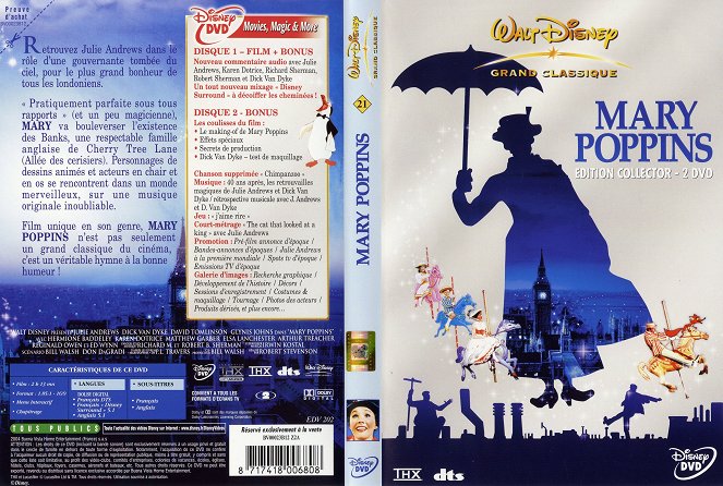 Mary Poppins - Borítók