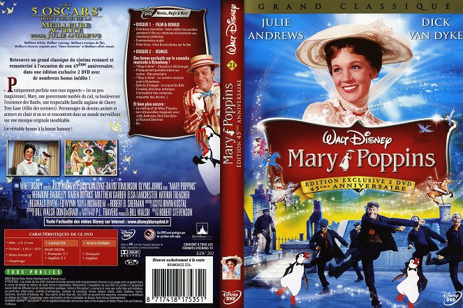 Mary Poppins - Carátulas