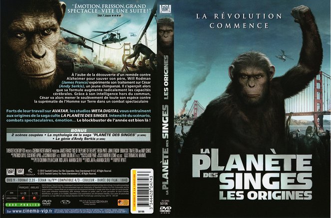 Planeta dos Macacos: A Origem - Capas