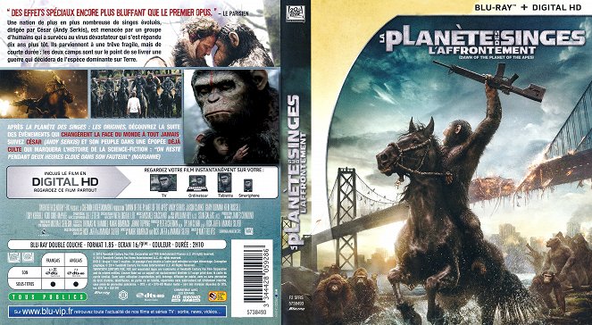 Planet der Affen: Revolution - Covers