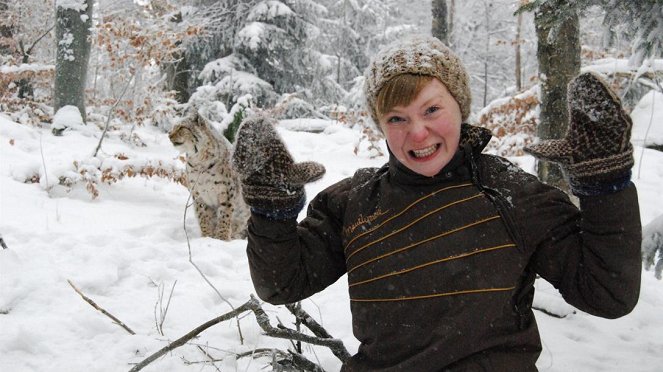 Paula und die wilden Tiere - Der Luchs im Schnee - Filmfotos - Grit Paulussen
