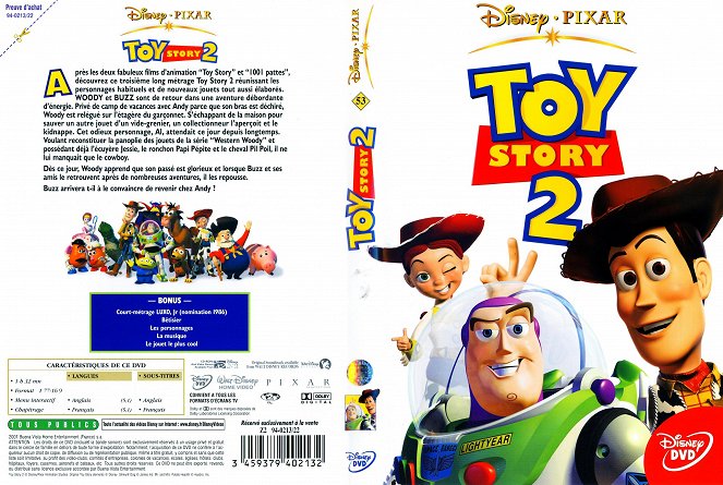 Toy Story 2: Los juguetes vuelven a la carga - Carátulas