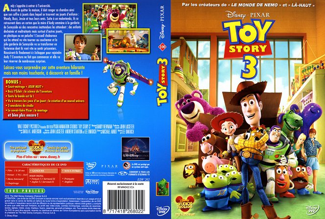 Toy Story 3. - Borítók