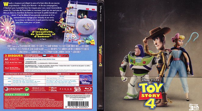 Toy Story 4 - Carátulas