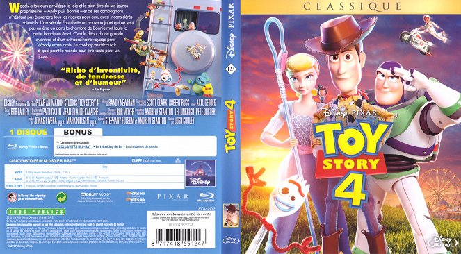 Toy Story 4 - Okładki