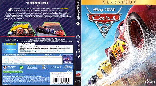 Cars 3 - Carátulas