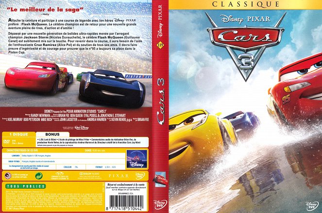 Cars 3 - Carátulas