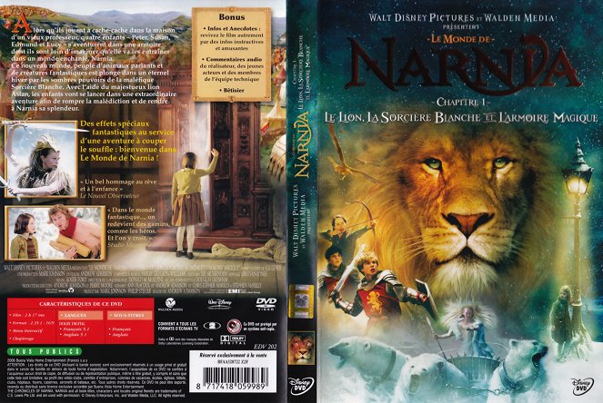 Narnia Krónikái - Az oroszlán, a boszorkány és a ruhásszekrény - Borítók