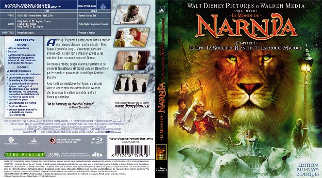 Le Monde de Narnia : Chapitre 1 - Le lion, la sorcière blanche et l'armoire magique - Couvertures