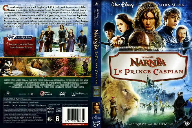 Narnia Krónikái - Caspian herceg - Borítók