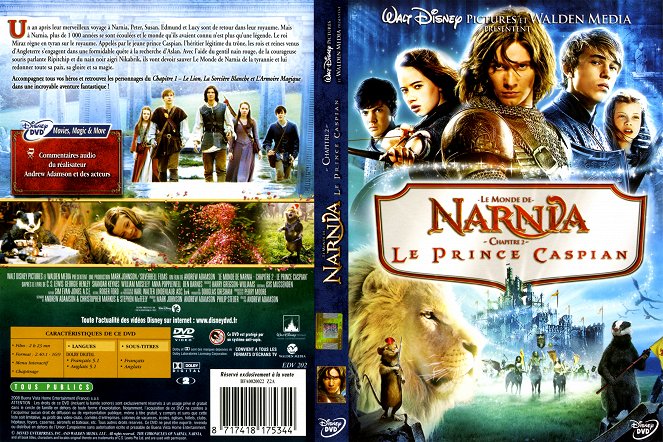 Las crónicas de Narnia: El Príncipe Caspian - Carátulas