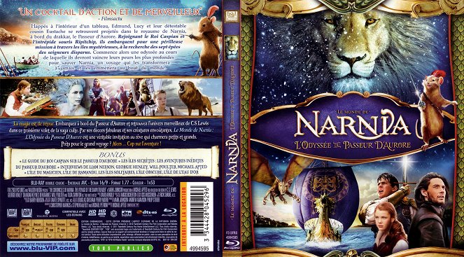 De kronieken van Narnia: De reis van het drakenschip - Covers
