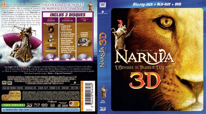 The Chronicles of Narnia: Voyage of the Dawn Treader - Covers