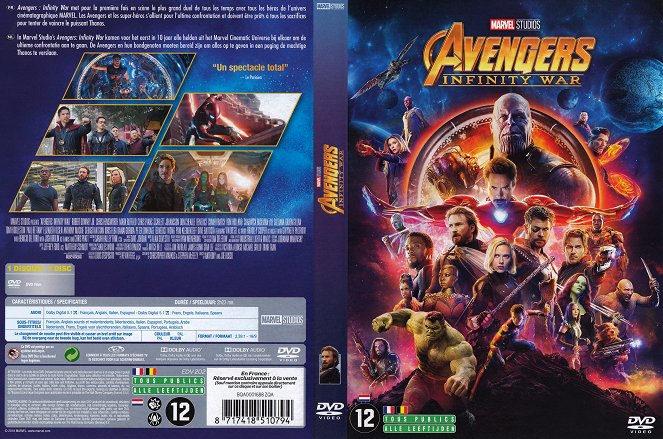 Avengers : Infinity War - Couvertures