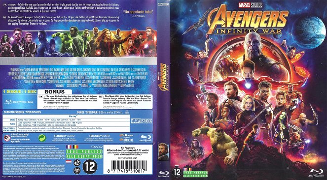 Avengers 3 - Infinity War - Covers