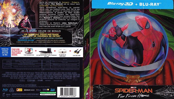 Spider-Man: Lejos de casa - Carátulas