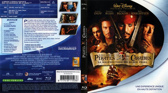 Pirates of the Caribbean: The Curse of the Black Pearl - Covers