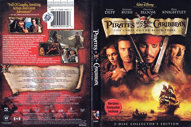 Pirates of the Caribbean: The Curse of the Black Pearl - Covers