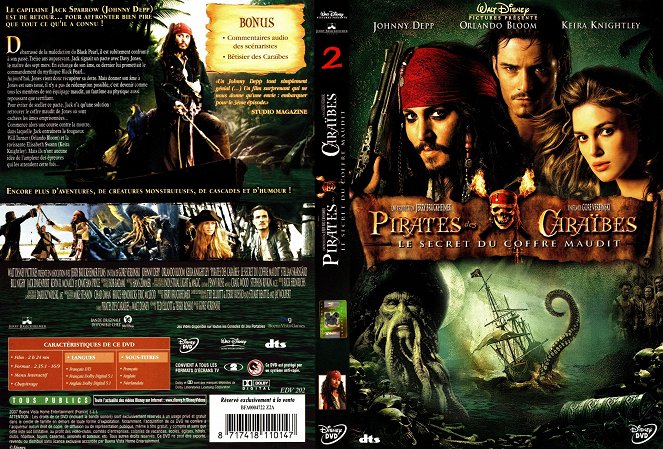 Piratas das Caraíbas - O Cofre do Homem Morto - Capas