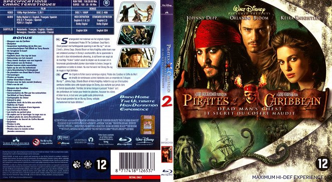 Pirates of the Caribbean - Fluch der Karibik 2 - Covers
