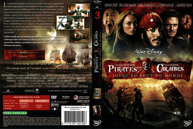 Piraci z Karaibów: Na krańcu świata - Okładki