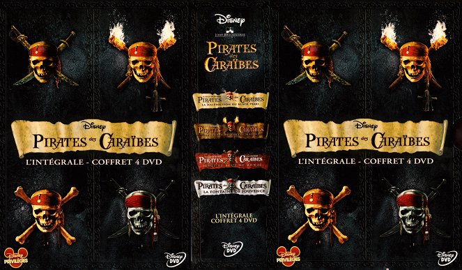 Pirates des Caraïbes : La malédiction du Black Pearl - Couvertures