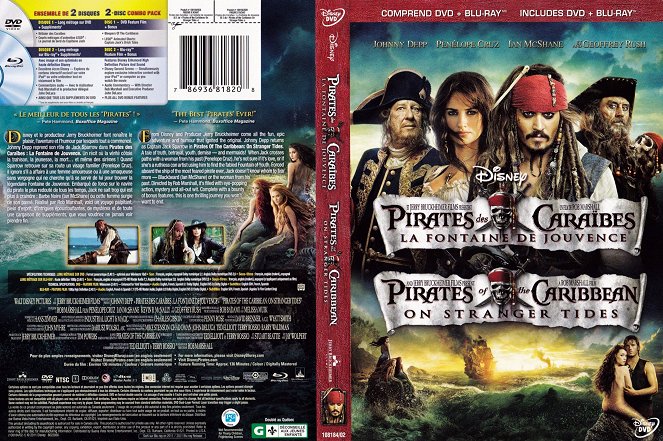 Piratas del Caribe: En mareas misteriosas - Carátulas