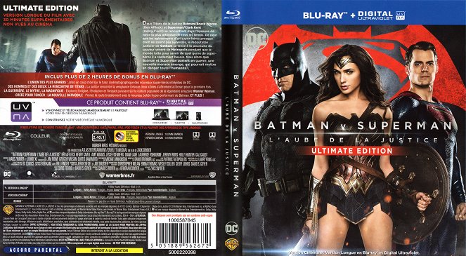 Batman v Superman: El amanecer de la justicia - Carátulas