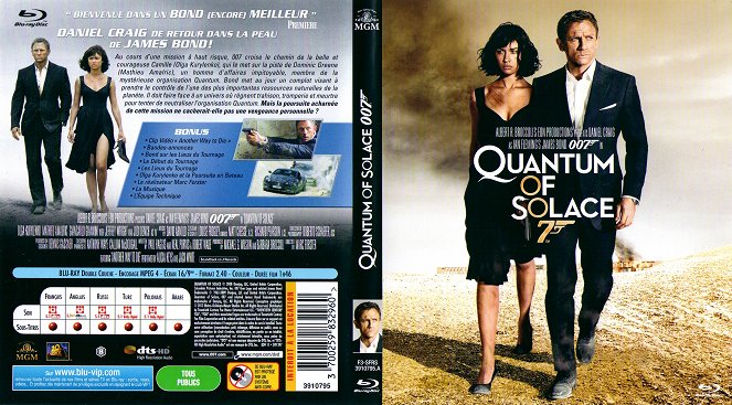 Quantum of Solace - Couvertures