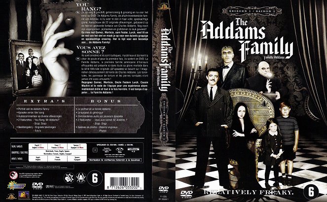 Az Addams család - Borítók