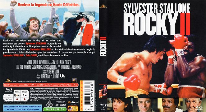 Rocky II - Carátulas