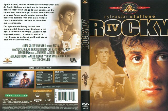 Rocky IV - Couvertures