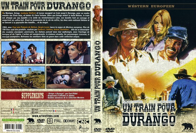 Un treno per Durango - Carátulas