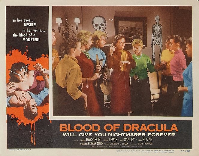 Blood of Dracula - Cartes de lobby