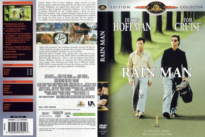Rain Man (El hombre de la lluvia) - Carátulas