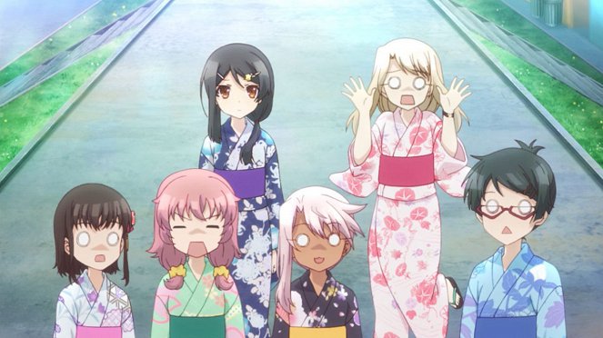 Fate/Kaleid Liner Prisma Illya - Yukatas and Fireworks - Photos