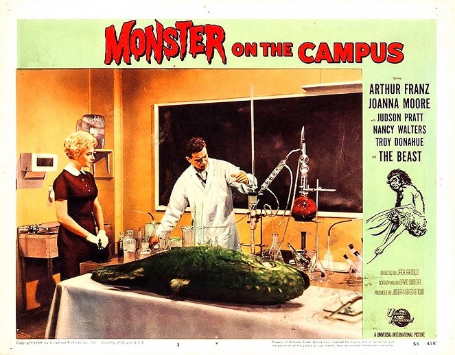 Monster on the Campus - Lobby Cards