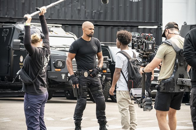 S.W.A.T. - Season 4 - 3 Seventeen Year Olds - Tournage - Shemar Moore