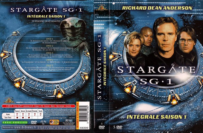 Stargate Kommando SG-1 - Season 1 - Covers