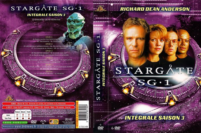 Stargate Kommando SG-1 - Season 3 - Covers