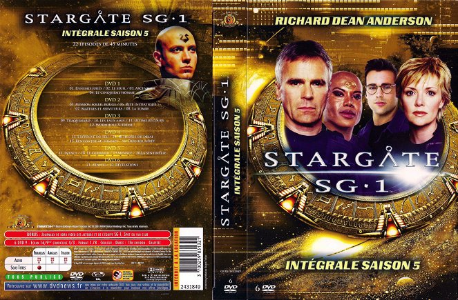 Stargate SG-1 - Season 5 - Carátulas