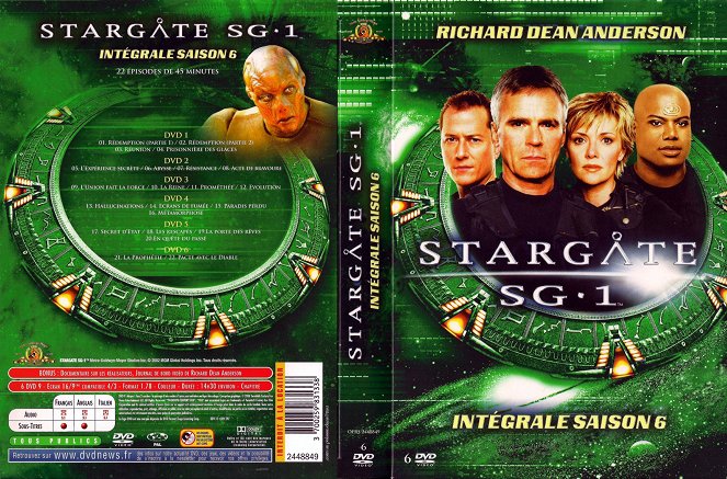 Stargate SG-1 - Season 6 - Carátulas