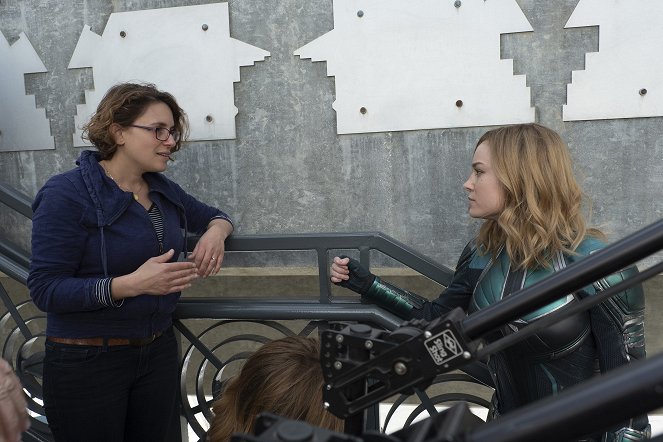 Captain Marvel - Dreharbeiten - Anna Boden, Brie Larson